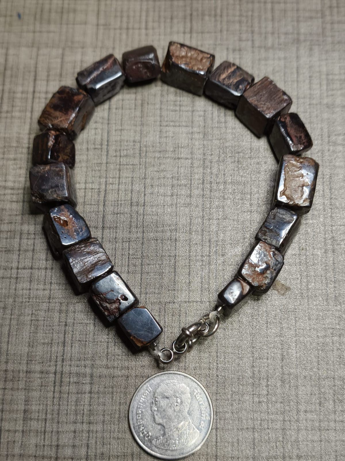 Timber Craft Square-Cut Cube Bracelet